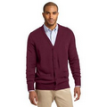 Port Authority Value V-Neck Cardigan Sweater w/ Pockets